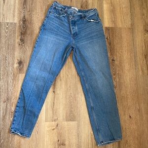 Abercrombie and Fitch Dad jeans